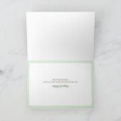 Beauful Daisies Birthday Blessings Kaart (Binnen)