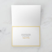 Beauful Daisies Birthday Wishes Kaart (Binnen)