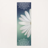 Beauful Daisy Colored Mandala Yoga Mat (Voorkant)