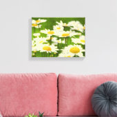Beauful Daisy Flowers Canvas Afdruk (Insitu (Woonkamer))