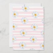 Beauful Daisy Wild One Girl 1e verjaardag Invitat Kaart (Achterkant)