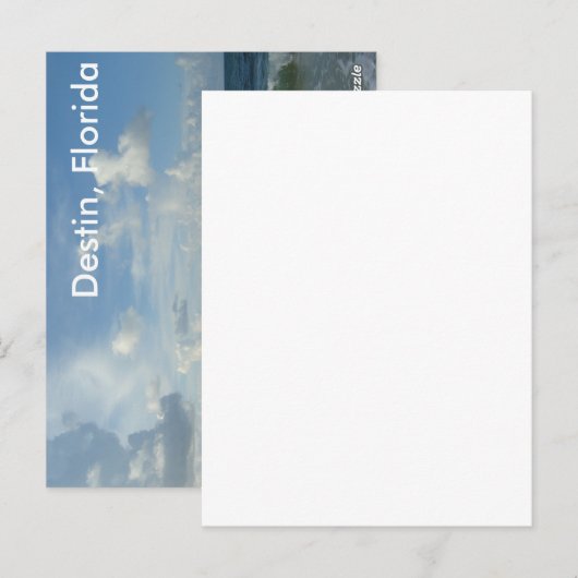 Beauful Destin Florida Beach Briefkaart (Voorkant / Achterkant)