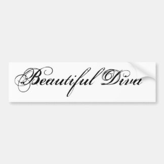 Beauful Diva-Bumpersticker Bumpersticker