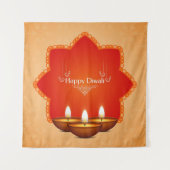 Beauful Diwali Tapestry Wandkleed (Voorkant)