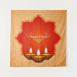 Beauful Diwali Tapestry Wandkleed