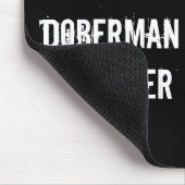 Beauful Doberman Pinscher Muismat (Hoek)