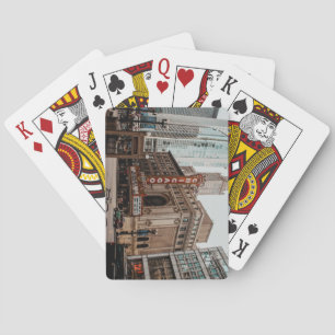 Beauful Downtown Chicago Illinois Pokerkaarten