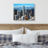 Beauful Downtown Los Angeles California Skyline Canvas Afdruk (Insitu (Slaapkamer))