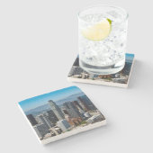 Beauful Downtown Los Angeles California Skyline Stenen Onderzetter (Zijkant)