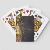 Beauful Downtown Nashville Tennessee bij nacht Pokerkaarten (Achterkant)