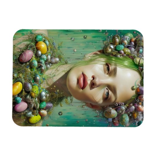 Beauful Easter Goddess Magnet Magneet (Horizontaal)