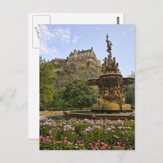 Beauful Edinburgh Castle Briefkaart (Voorkant / Achterkant)