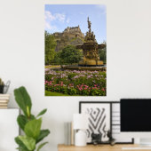 Beauful Edinburgh Castle Poster (Thuiskantoor)
