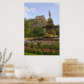 Beauful Edinburgh Castle Poster (Keuken)
