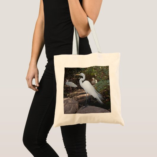 "Beauful Egret"-tas Tote Bag (Voorkant (product))
