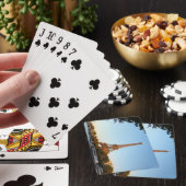 Beauful Eiffel Tower Paris Frankrijk Pokerkaarten (Insitu)