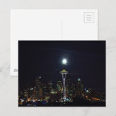 Beauful Emerald City Seattle Space Needle Postca Briefkaart (Voorkant / Achterkant)