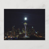 Beauful Emerald City Seattle Space Needle Postca Briefkaart (Voorkant)