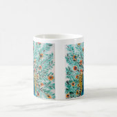 Beauful Emerald Green Turquoise Peacock Koffiemok (Center)