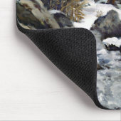 Beauful Estes Park Colorado Winter Stream Mouse Muismat (Hoek)