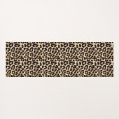 Beauful Fake Fur | Leopard Faux Fur Yogamat (Achterkant (horizontaal))