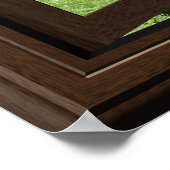 Beauful Fake Window Scene Lily Pond Poster (Hoek)