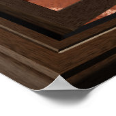 Beauful Fake Window Uitzicht Bryce Canyon Utah Poster (Hoek)