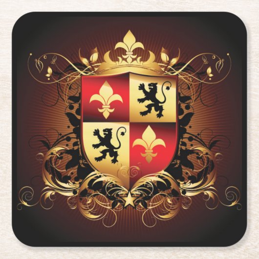 Beauful Ferrari Logo Onderzetter set (Voorkant)