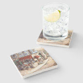 Beauful Fine Art Stone Onderzetter (Zijkant)