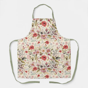 Beauful Floral Apron Schort