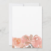 Beauful Floral Bouquet Wedding Kaart (Achterkant)