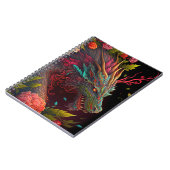 Beauful Floral Dragon Notitieboek (Linkerzijde)