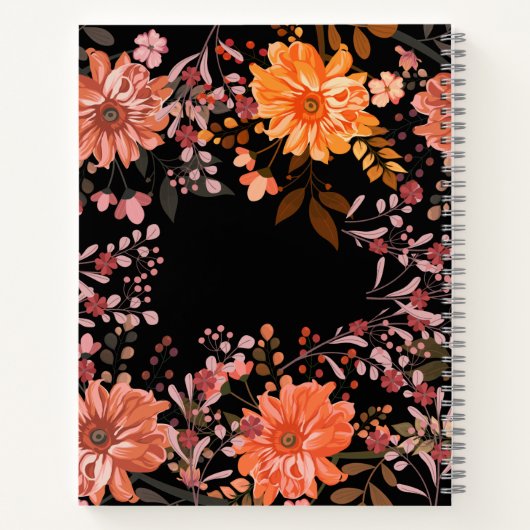 Beauful Floral Journal-Notitieboek Notitieboek (Achterkant)
