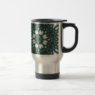 Beauful Floral Kaleidoscoop Reisbeker