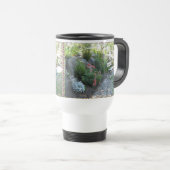 Beauful Floral Park Bench Travel Mug Reisbeker (Voorkant rechts)