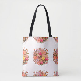 Beauful Floral Pattern-Canvas tas