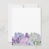 Beauful Floral Reply Kaart (Achterkant)