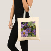 Beauful Floral Sketch-Canvas tas (Voorkant (product))