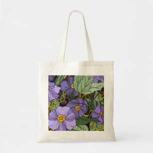Beauful Floral Sketch-Canvas tas