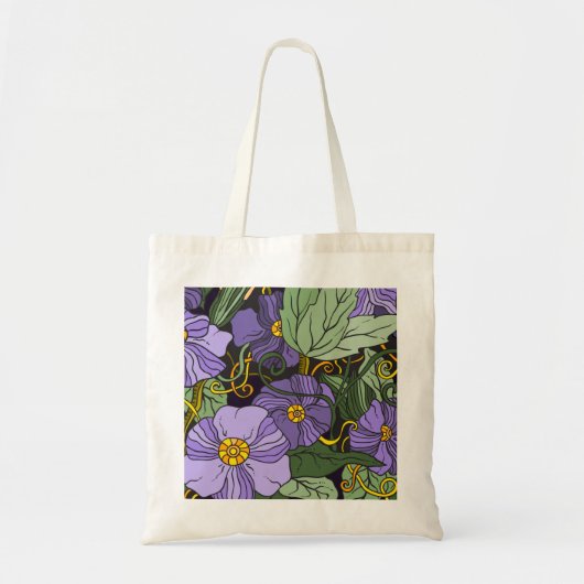 Beauful Floral Sketch-Canvas tas (Voorkant)