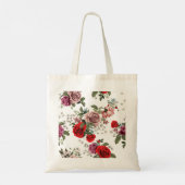 Beauful Floral Sketch-Canvas tas (Achterkant)