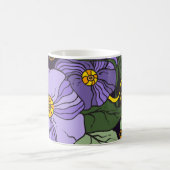 Beauful Floral Sketch Coffee Mok (Center)