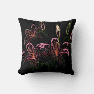 Beauful Floral Sketch-Sierkussen Kussen
