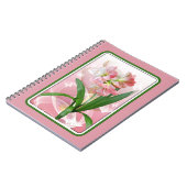Beauful Floral Thmed Amaryllis Notitieboek (Linkerzijde)