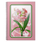 Beauful Floral Thmed Amaryllis Notitieboek (Voorkant)