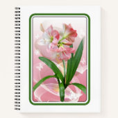 Beauful Floral Thmed Amaryllis Notitieboek (Voorkant)
