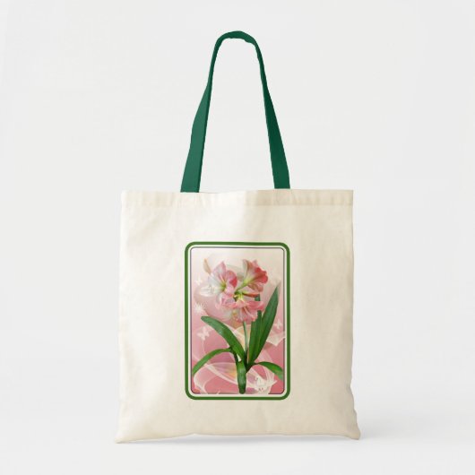 Beauful Floral Thmed Amaryllis Tote Bag (Voorkant)