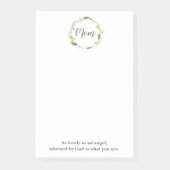 Beauful Floral Wreath mama Post-it® Notes (Voorkant)