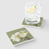 Beauful Flower Stone Onderzetter (Zijkant)