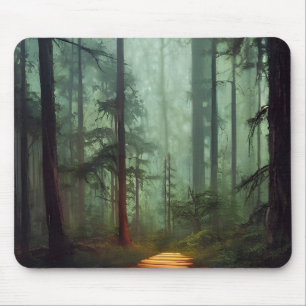 Beauful Forest Path Digital Artwork Muismat